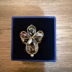 Swarovski Gold Crystal Ring